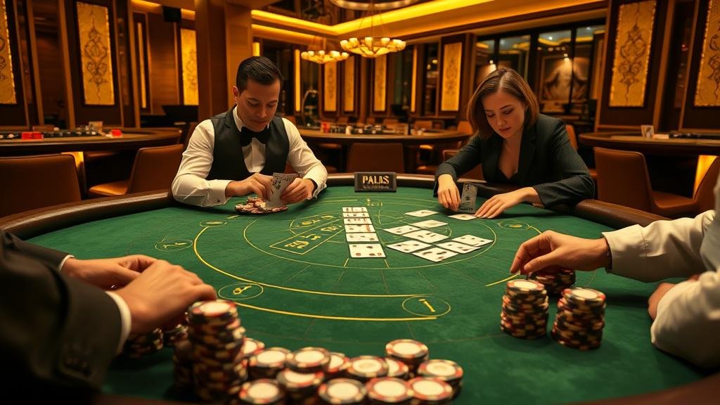 นักพนันมืออาชีพกำลังวิเคราะห์เกมบาคาร่า