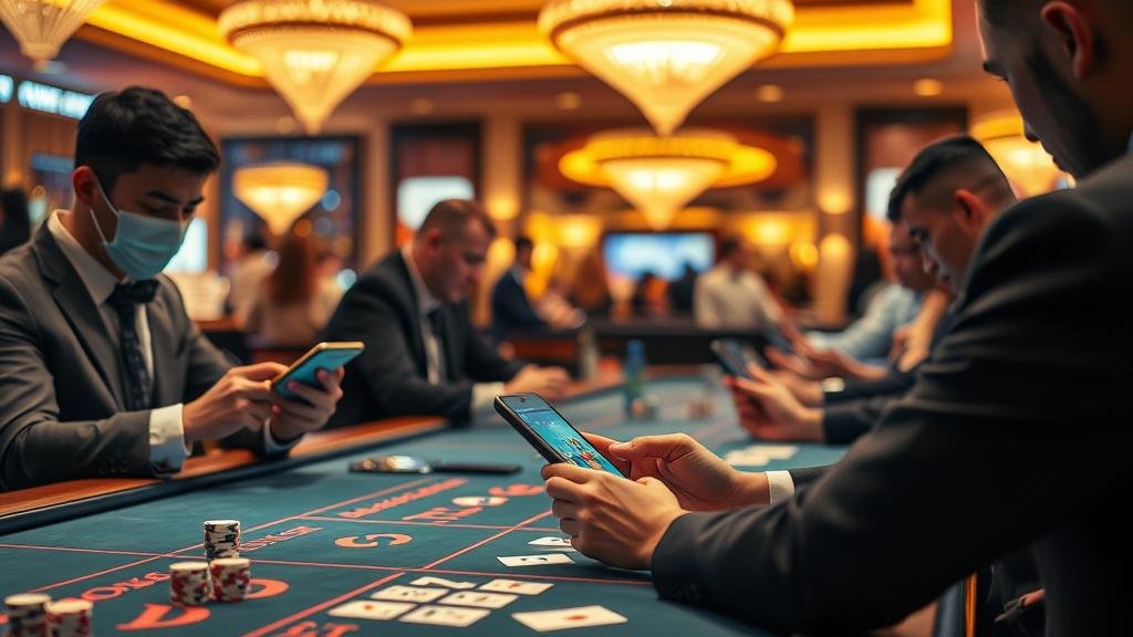 การอ่านเค้าไพ่บาคาร่าบนหน้าจอ