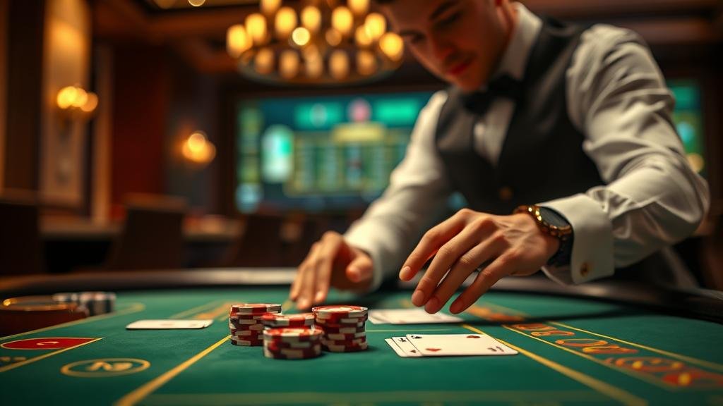 ดีลเลอร์สาวสวยจาก Sexy Baccarat