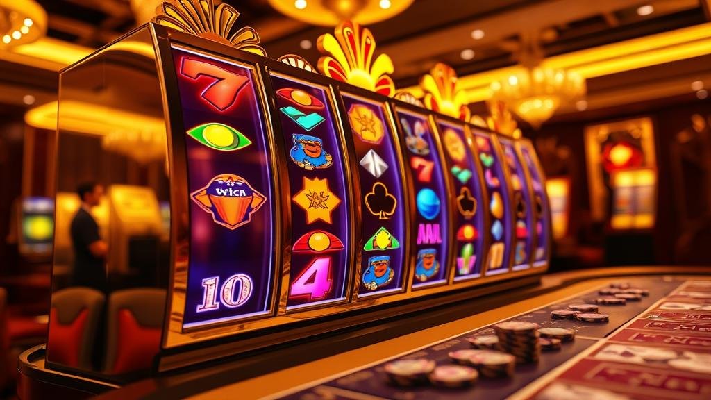 ภาพแสดงการใช้ฟีเจอร์ซื้อสปินในสล็อต