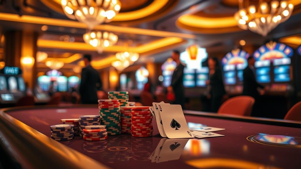 ผู้เล่นกำลังลุ้นรับโบนัสสล็อต