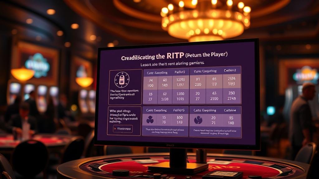 หน้าจอแสดงค่า RTP ของเกมสล็อต