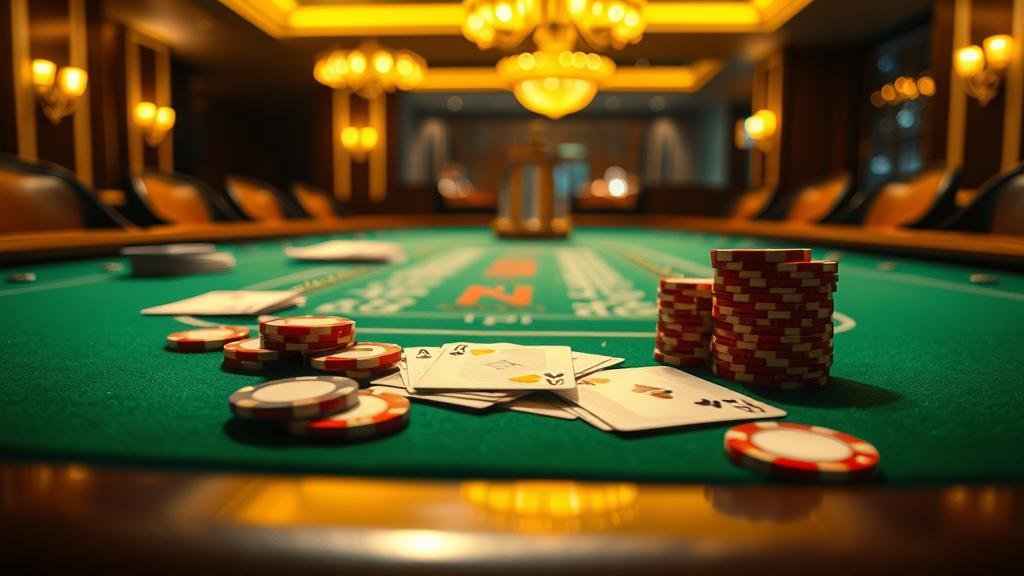 ภาพแสดงกลยุทธ์การเดินเงินแบบมาร์ติงเกลในบาคาร่า