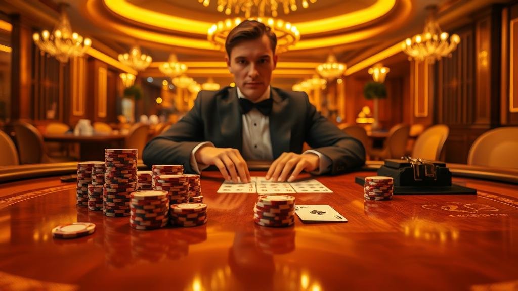 หน้าจอแสดงผลเค้าไพ่บาคาร่า