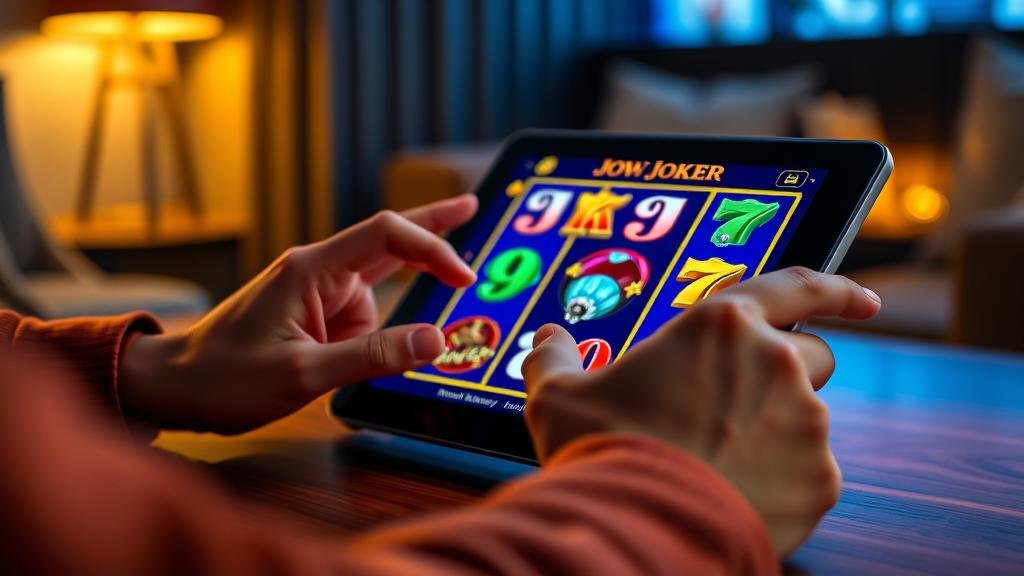 อินเทอร์เฟซเกมสล็อต Joker ใหม่พร้อมฟีเจอร์ล้ำสมัย