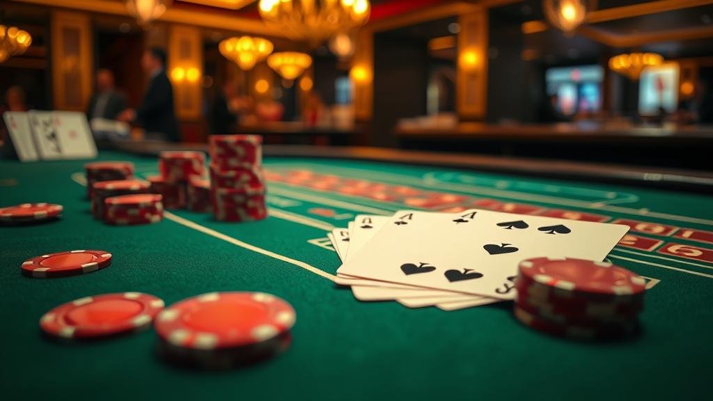 ตัวอย่างเค้าไพ่มังกรในเกมบาคาร่า