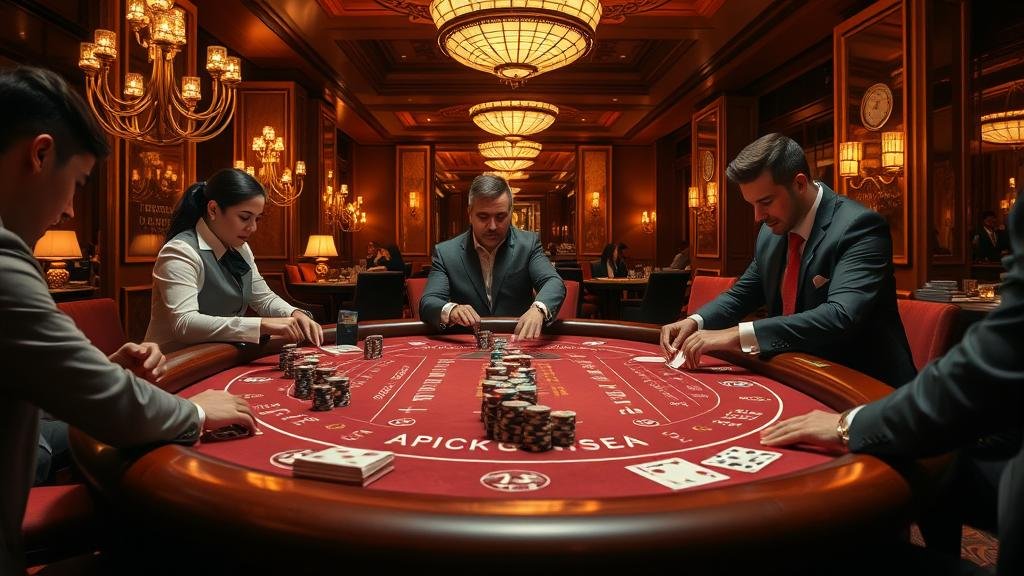 ตัวอย่างเค้าไพ่สองตัดในเกมบาคาร่า