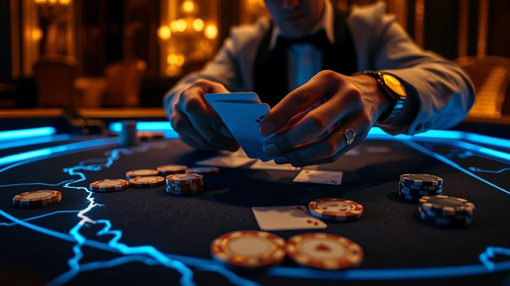 ตัวอย่างเค้าไพ่ปิงปองและมังกรในบาคาร่า