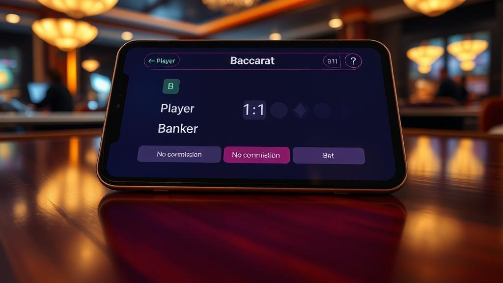 บาคาร่า: สูตรคำนวณอัตราจ่ายแบบไม่มีค่าคอม บน iOS ให้คุ้มค่า