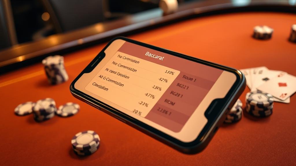 กราฟแสดงสถิติการเล่นบาคาร่า