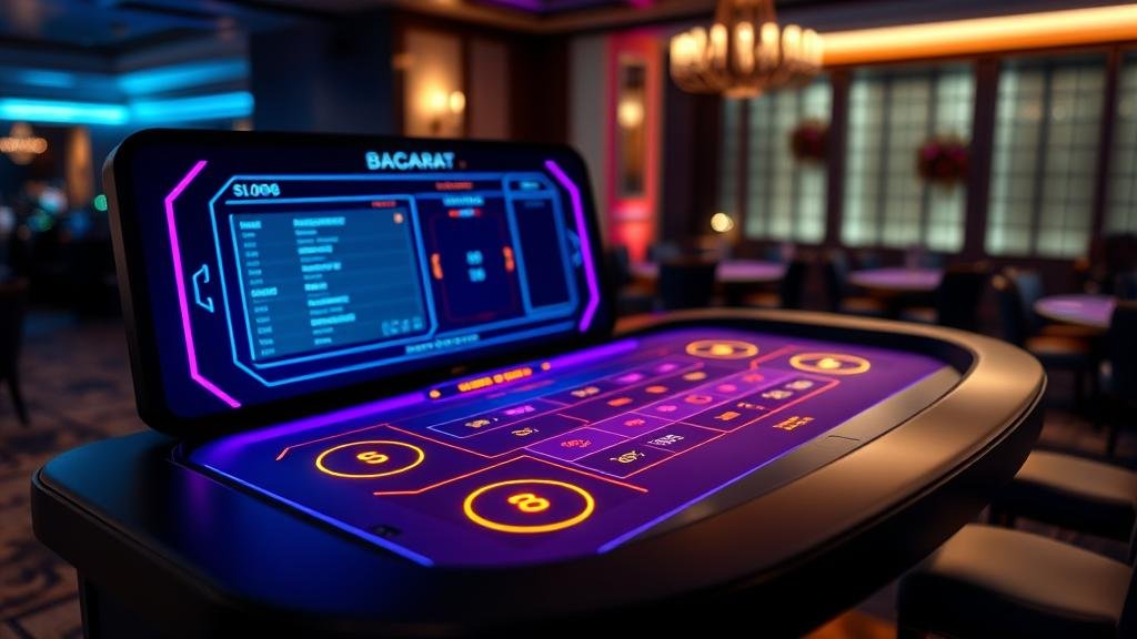 การเล่นบาคาร่าบนแท็บเล็ต