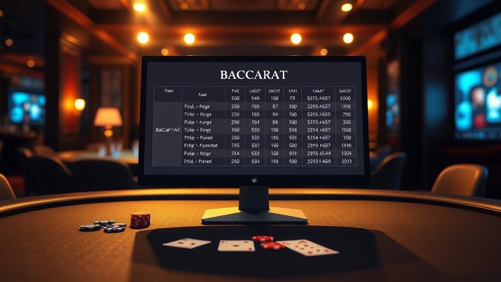 บาคาร่า: คู่มือเช็คอัตราจ่าย เสมอ เจ้ามือ Super Six ฉบับเข้าใจง่ายบนคอมฯ