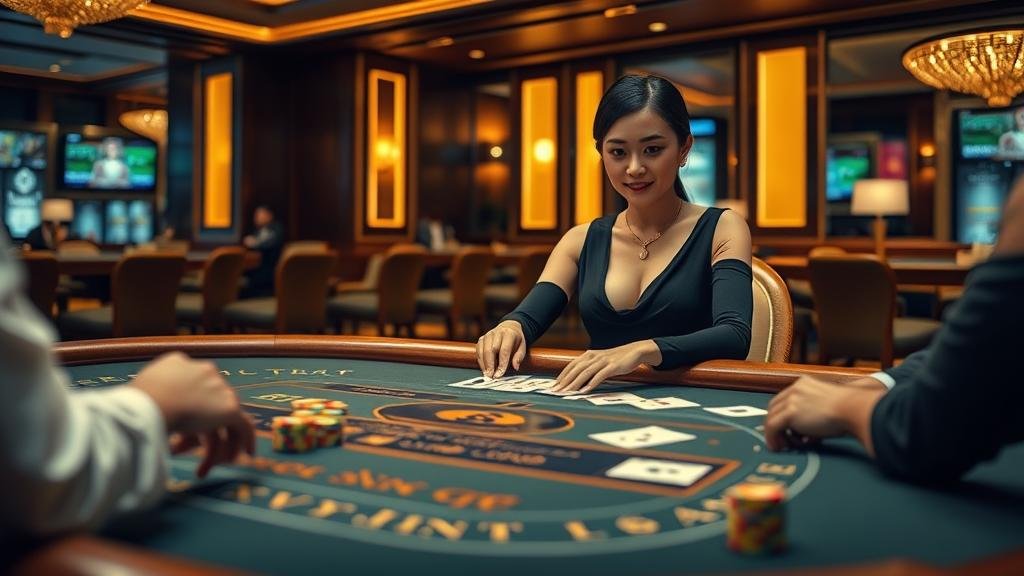 โต๊ะบาคาร่าสด Evolution Gaming คุณภาพสูง