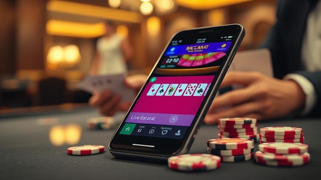 โต๊ะบาคาร่าสดพร้อมดีลเลอร์