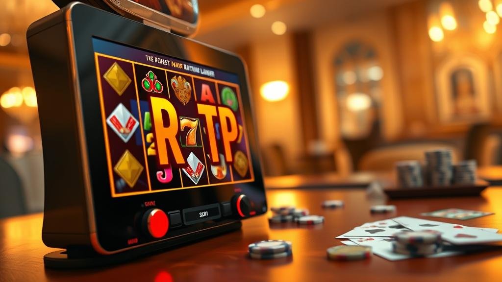 หน้าจอแสดงผล RTP และสัญลักษณ์โบนัสของสล็อต