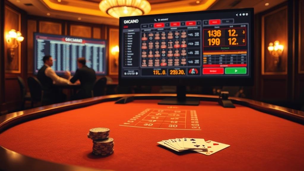 การอ่านเค้าไพ่สองตัดบาคาร่าบนคอมพิวเตอร์