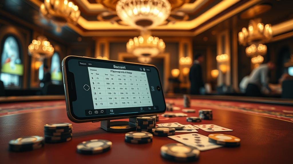 การเล่นบาคาร่าบนมือถือและแท็บเล็ต