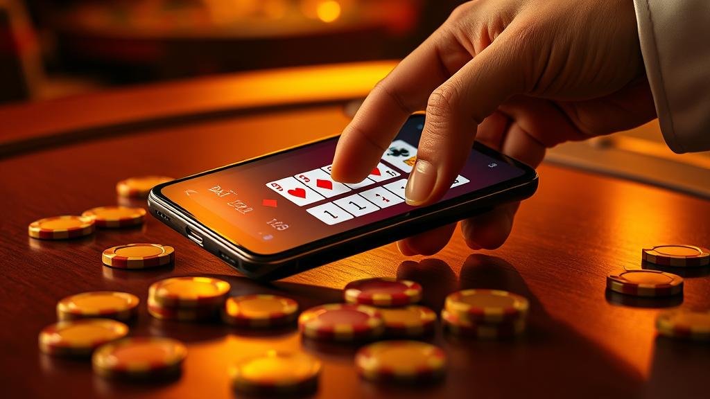 การอ่านเค้าไพ่บาคาร่าบนหน้าจอ