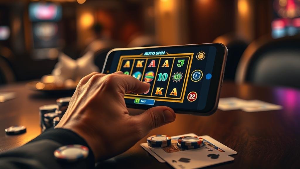 หน้าจอตั้งค่าออโต้สล็อตบน iOS