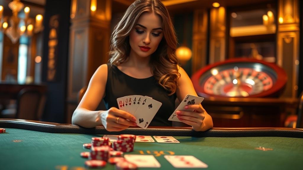 หน้าจอเล่นบาคาร่าสด Evolution Gaming พร้อมสถิติ