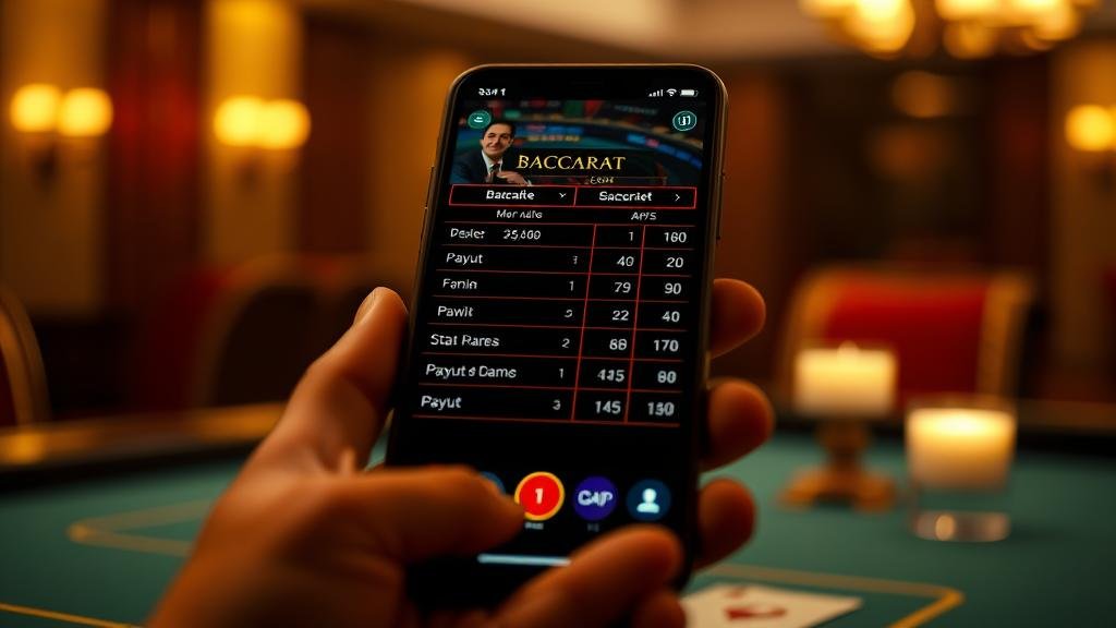 หน้าจอแสดงสถิติบาคาร่าบนเดสก์ท็อปสำหรับเซียน