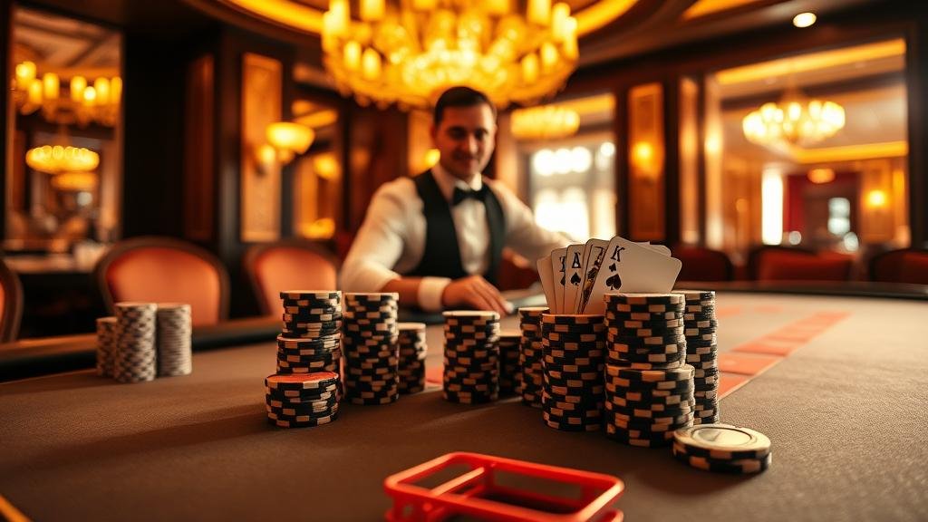 หน้าจอเกมบาคาร่าพร้อมสถิติ