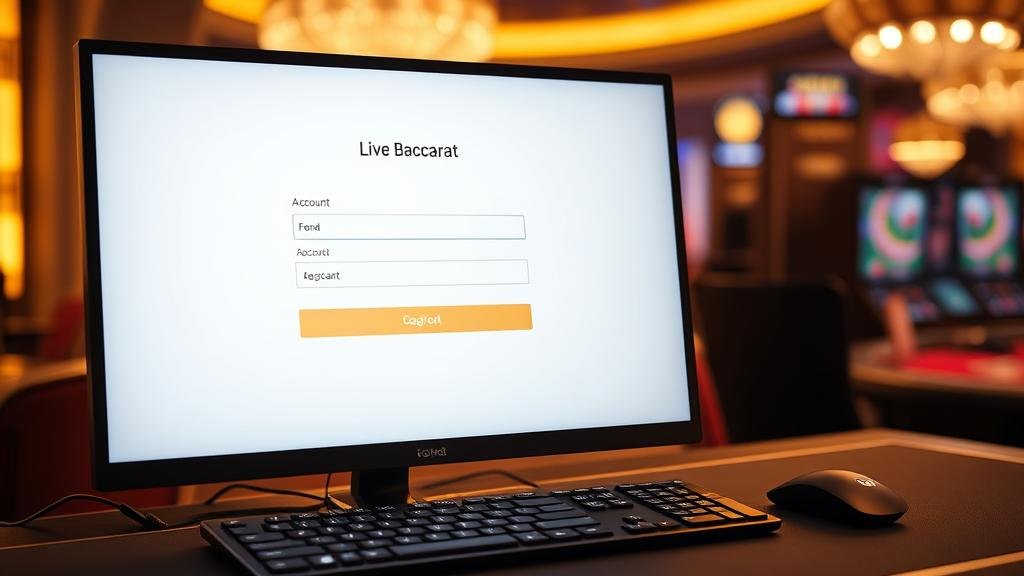 บาคาร่าสด: ขั้นตอนสมัครคอมพิวเตอร์/เดสก์ท็อป 5 นาที เข้าใจง่าย ได้ผลจริง 2025