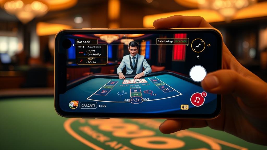 การเล่นบาคาร่าไลฟ์สดบนแท็บเล็ต