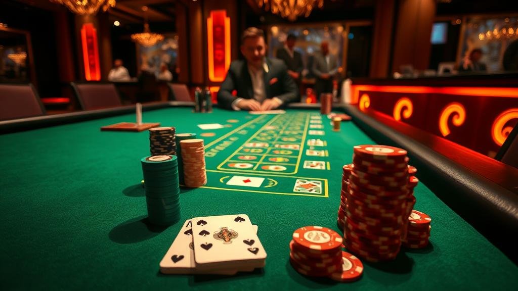 การ์ดบาคาร่าแสดงผลฝั่งผู้เล่นและเจ้ามือ