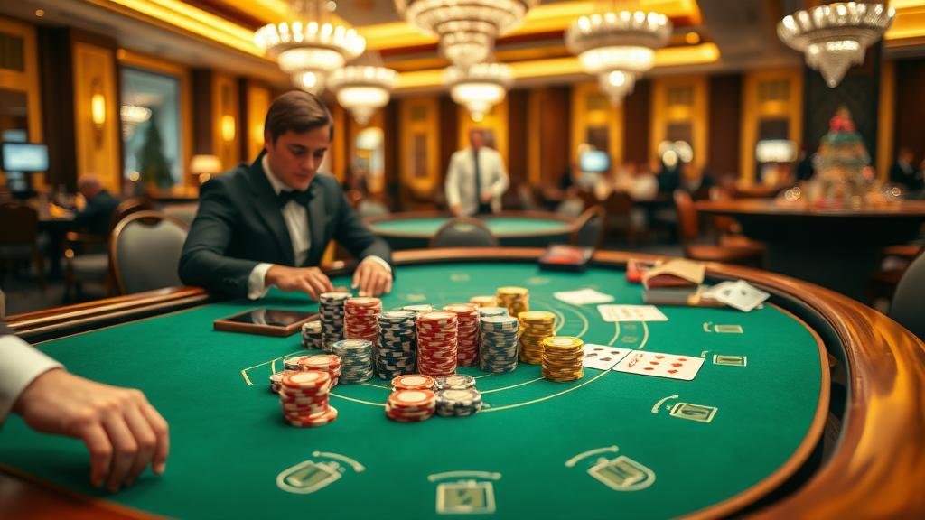 การอ่านเค้าไพ่บาคาร่าบนแท็บเล็ต