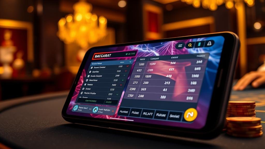 ตารางสถิติบาคาร่าแสดงรูปแบบเค้าไพ่ต่างๆ