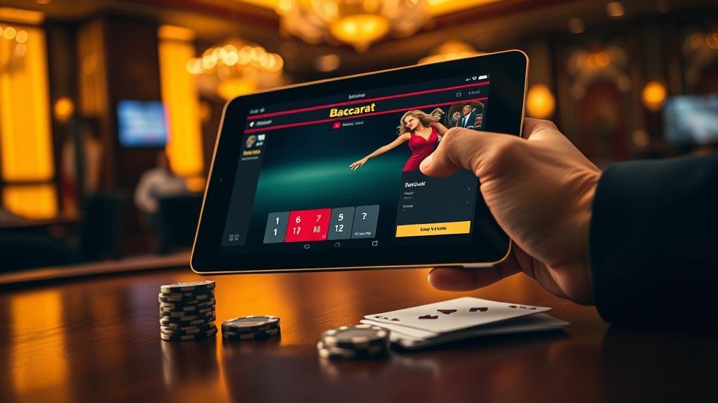 ภาพแสดงชัยชนะในการเล่นบาคาร่า