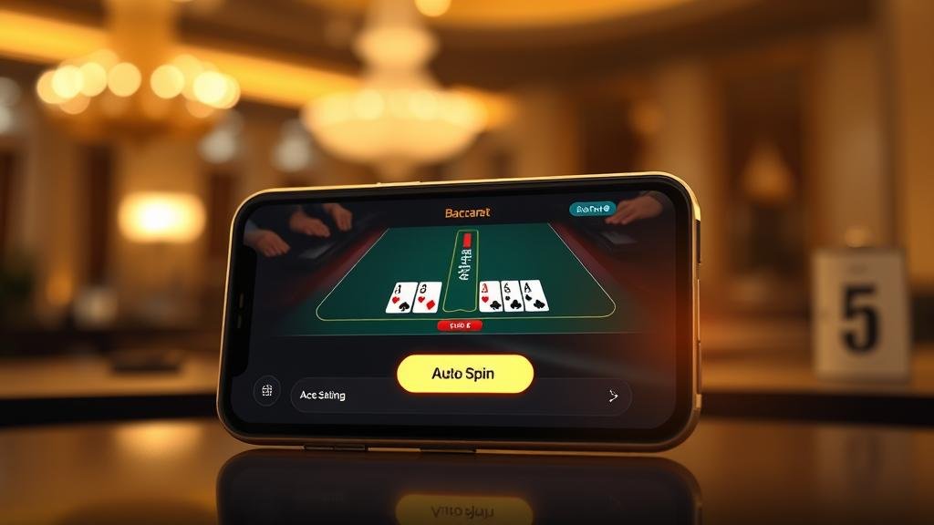 อินโฟกราฟิกกลยุทธ์การเล่นบาคาร่าโหมดออโต้