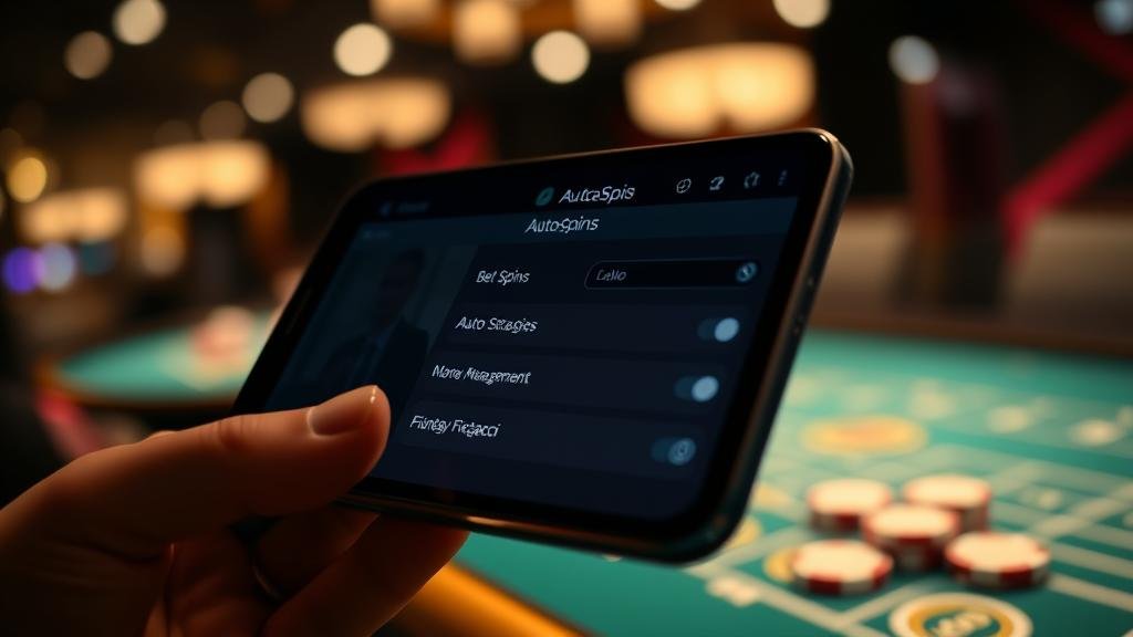 การเล่นบาคาร่าด้วยโหมดออโต้ AutoSpin ผ่านมือถือ