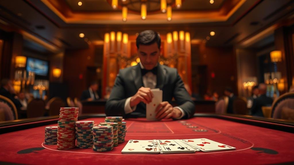 หน้าจอเล่นบาคาร่า DG Casino บนแท็บเล็ต