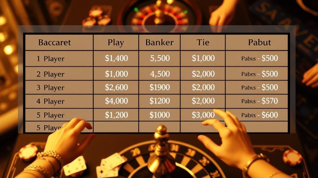 เจาะลึก! เช็คอัตราจ่ายบาคาร่าผู้เล่น 2025 ฉบับเพื่อนซี้ ชนะคุ้มค่า