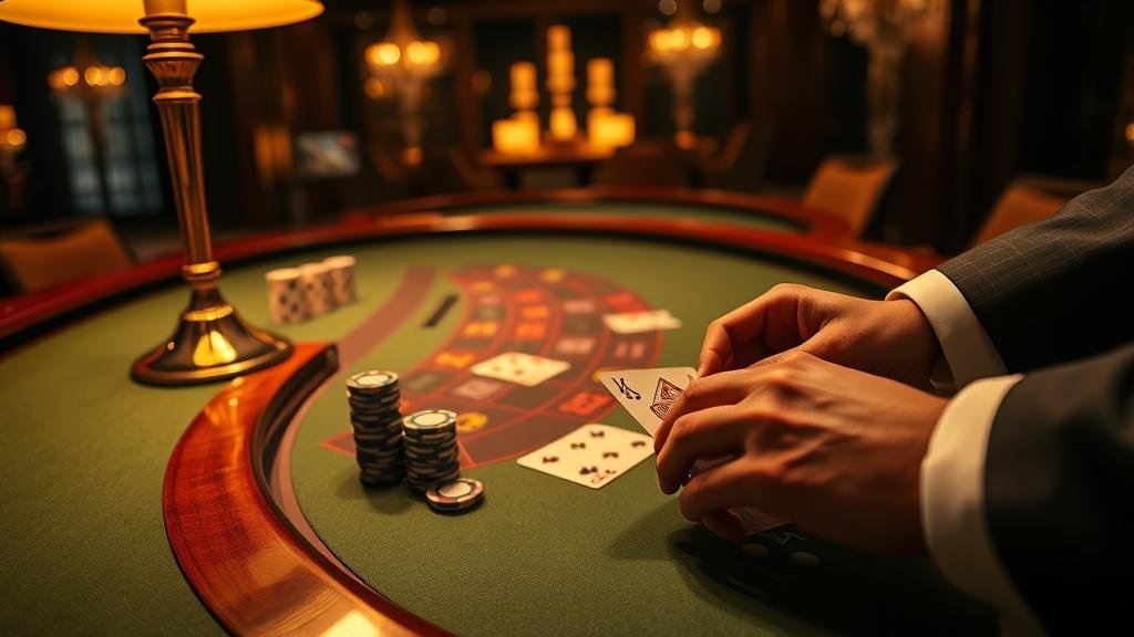 หน้าจอเกมบาคาร่าจากค่าย Playtech