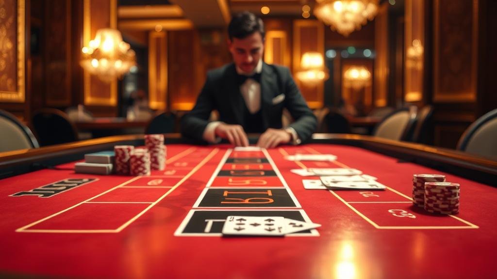 ตัวอย่างเค้าไพ่บาคาร่า: มังกร และ 3 ตัด