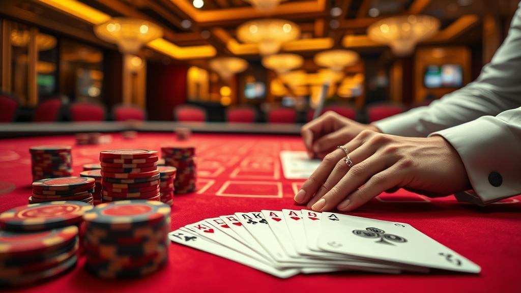 หน้าจอแสดงสถิติและเค้าไพ่บาคาร่า