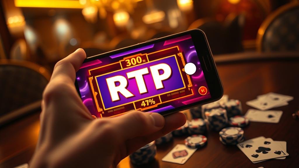 ตัวอย่างการแสดงค่า RTP บนหน้าข้อมูลเกมสล็อต