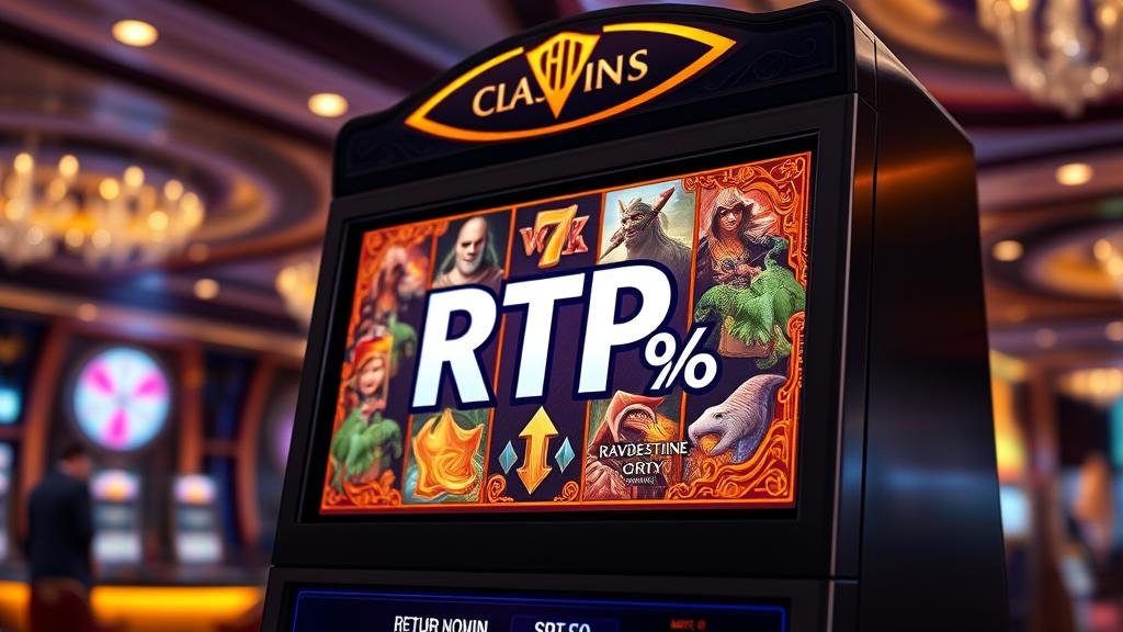 กราฟแสดงค่า RTP และความผันผวนของเกมสล็อต