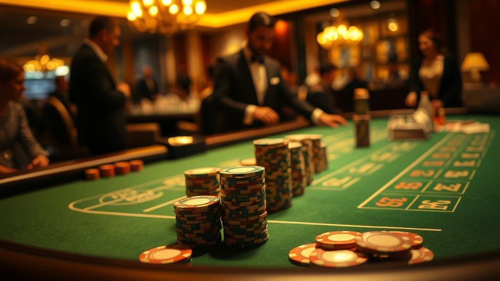 เซียนบาคาร่ากำลังวิเคราะห์สถิติบนแท็บเล็ต