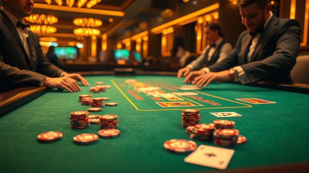 ตัวอย่างเค้าไพ่ปิงปองและมังกรในบาคาร่า