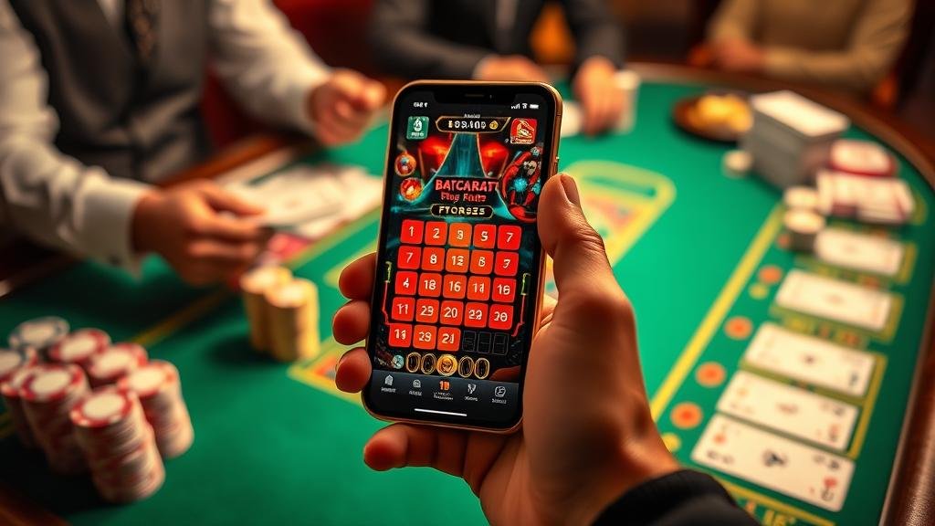 หน้าจอแสดงผลบาคาร่าบนมือถือ