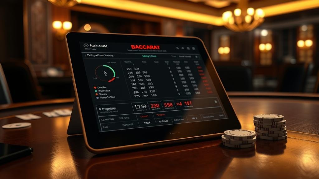 บาคาร่า: กลยุทธ์เดินเงินฉบับเซียน สถิติละเอียดบนแท็บเล็ตและเดสก์ท็อป