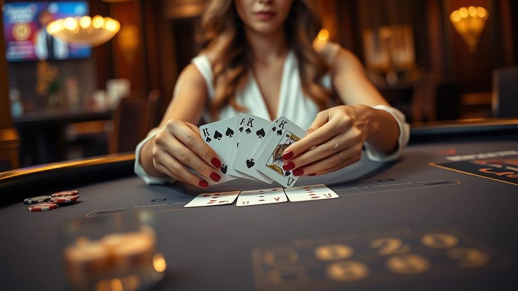 มือถือแสดงหน้าจอเกมบาคาร่าพร้อมผลกำไร