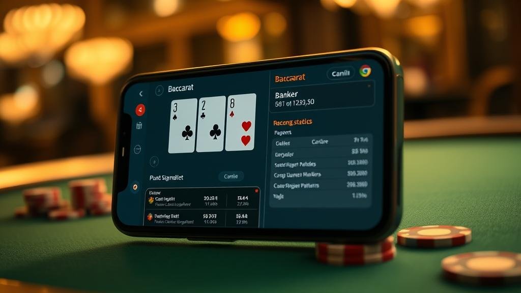 ตารางแสดงรูปแบบเค้าไพ่บาคาร่า