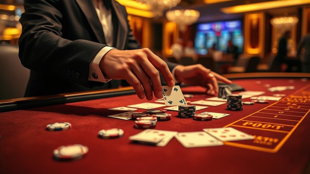 หน้าจอแสดงผลสถิติและเค้าไพ่บาคาร่า