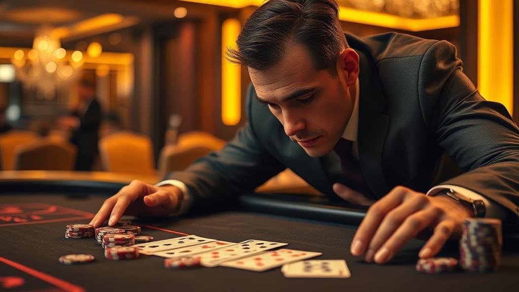 ตัวอย่างเค้าไพ่สองตัดและวัววัวบาคาร่า