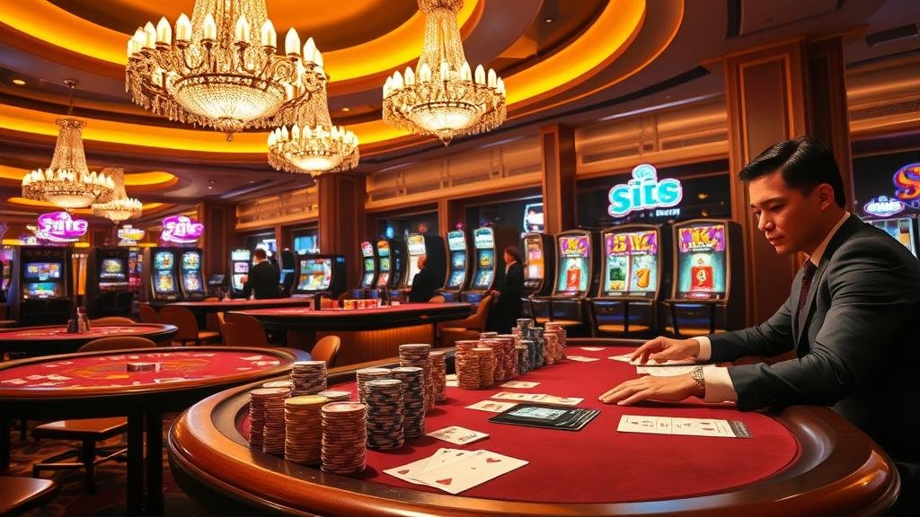 ภาพประกอบนักพนันโชคดีกับ SA Gaming